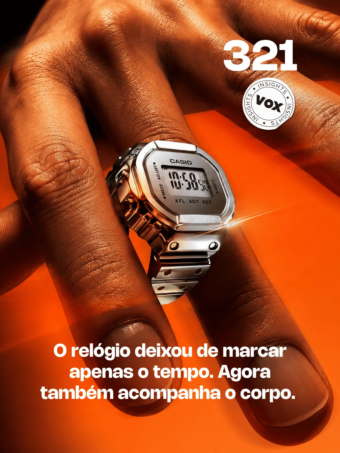 Casio expande para wellness com relógio e anel inteligentes
